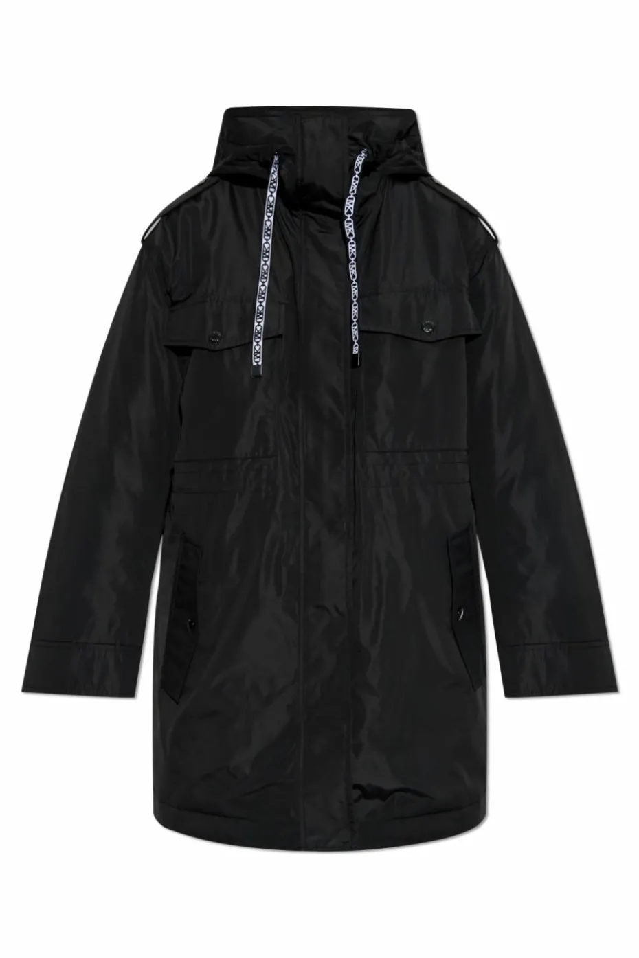 Michael Michael Kors BLACK Parka with hood