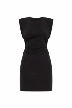 Michael Michael Kors BLACK Dress with draping at the waist
