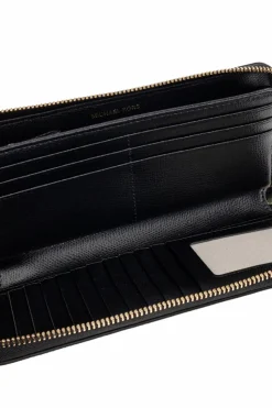Michael Michael Kors BLACK "Jet Set" wallet