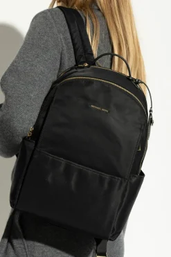 Michael Michael Kors BLACK "Sable Large" backpack