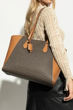 Michael Michael Kors BROWN ‘Taryn’ shopper bag