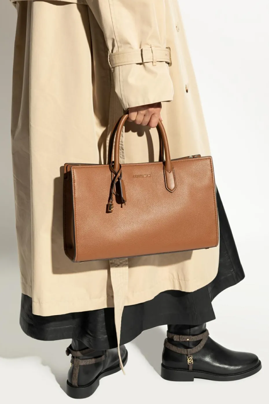 Michael Michael Kors BROWN Shoulder Bag Scarlett