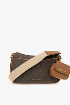 Michael Michael Kors BROWN āJet Set Mediumā shoulder bag