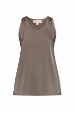Michael Michael Kors BROWN Sleeveless top