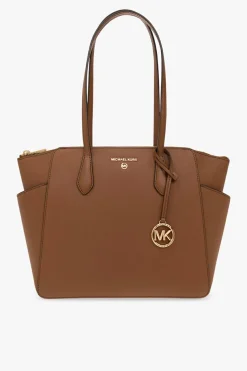 Michael Michael Kors BROWN āMarilyn Mediumā shoulder bag