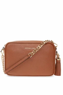 Michael Michael Kors BROWN āJet Setā shoulder bag