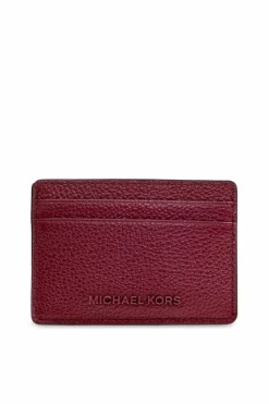 Michael Michael Kors BURGUNDY Card case "Jet Set"