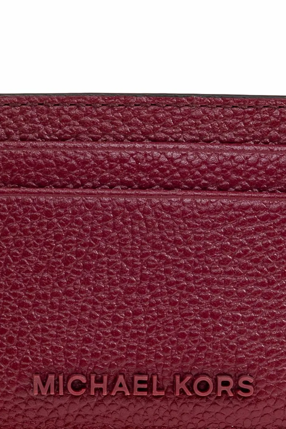 Michael Michael Kors BURGUNDY Card case "Jet Set"
