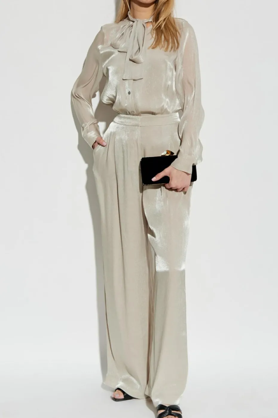 Michael Michael Kors cream Loose fit pants