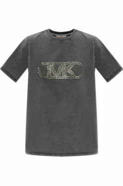 Michael Michael Kors GREY T-shirt with appliqués