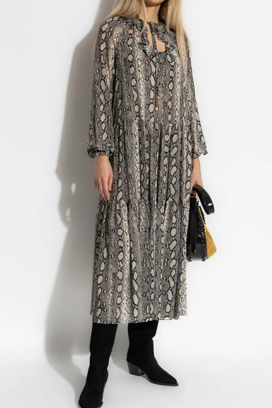 Michael Michael Kors GREY Loose-fit dress