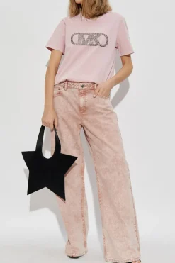 Michael Michael Kors PINK T-shirt with appliqués