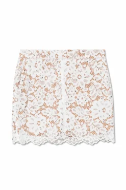 Michael Michael Kors WHITE Lace Skirt