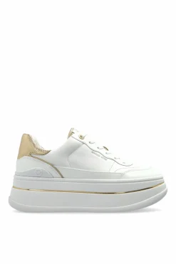 Michael Michael Kors WHITE "Hayes" platform sports shoes
