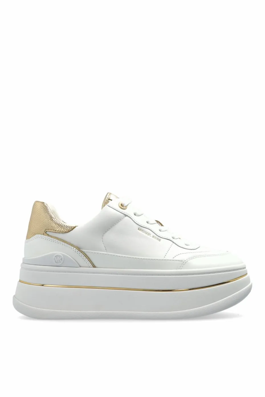Michael Michael Kors WHITE "Hayes" platform sports shoes