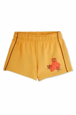 Mini Rodini beige Printed shorts