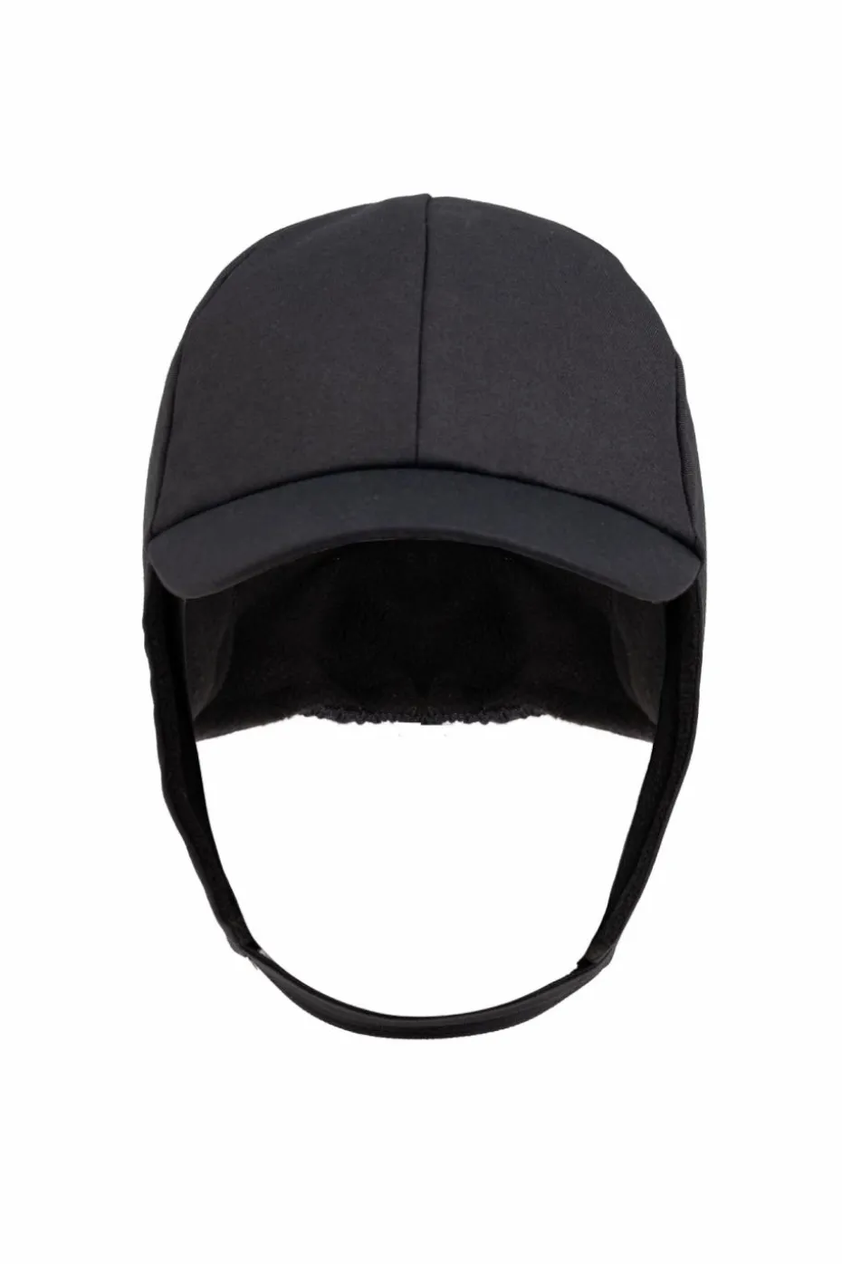 Mini Rodini BLACK Earflap Hat