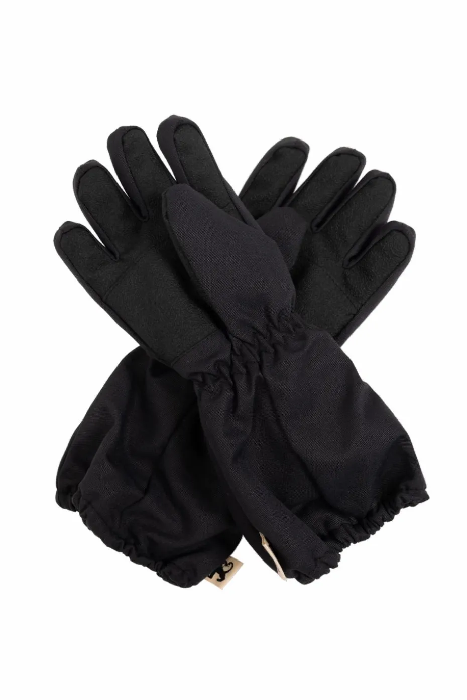 Mini Rodini BLACK Gloves with Reflector