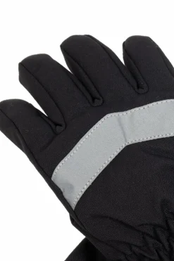 Mini Rodini BLACK Gloves with Reflector