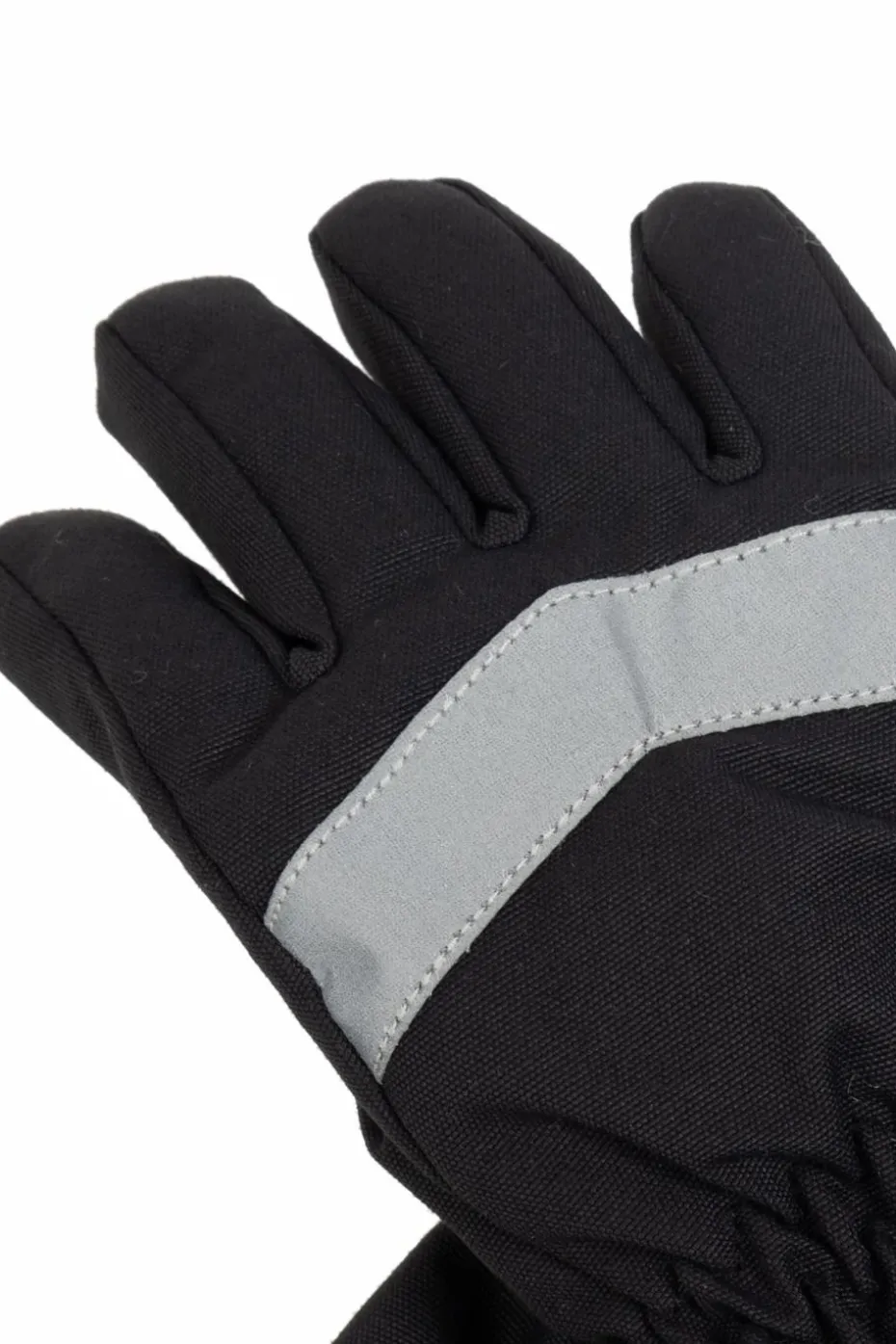 Mini Rodini BLACK Gloves with Reflector