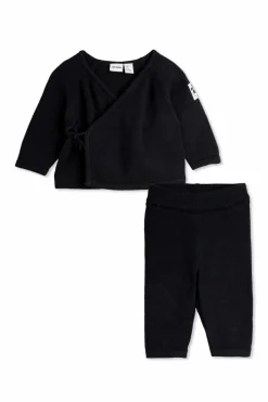 Mini Rodini BLACK Set: sweater and pants