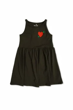 Mini Rodini BLACK Sleeveless cotton dress