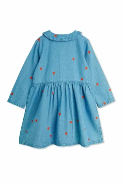 Mini Rodini BLUE Denim dress