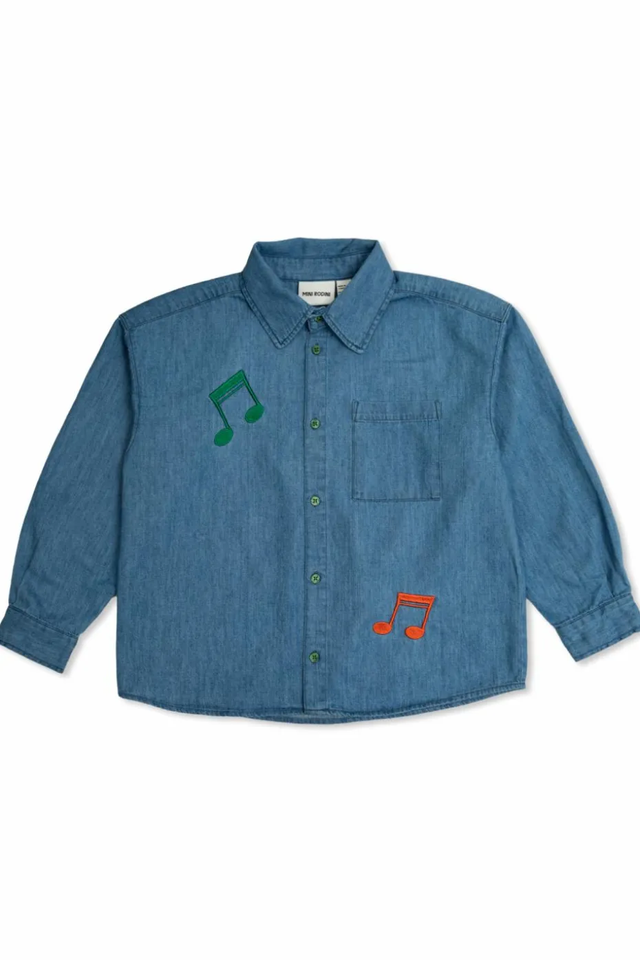 Mini Rodini BLUE Denim shirt