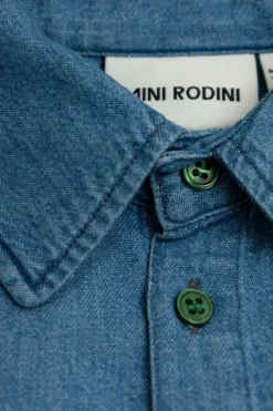 Mini Rodini BLUE Denim shirt