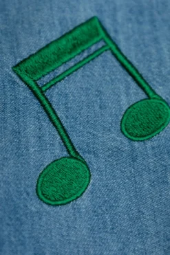 Mini Rodini BLUE Denim shirt