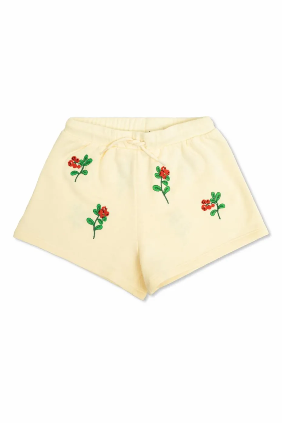Mini Rodini cream Patterned shorts