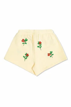 Mini Rodini cream Patterned shorts
