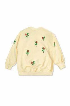 Mini Rodini cream Sweatshirt with Logo