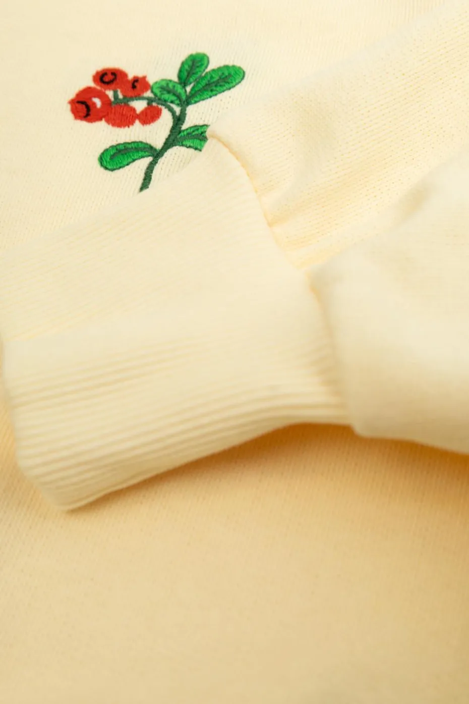 Mini Rodini cream Sweatshirt with Logo