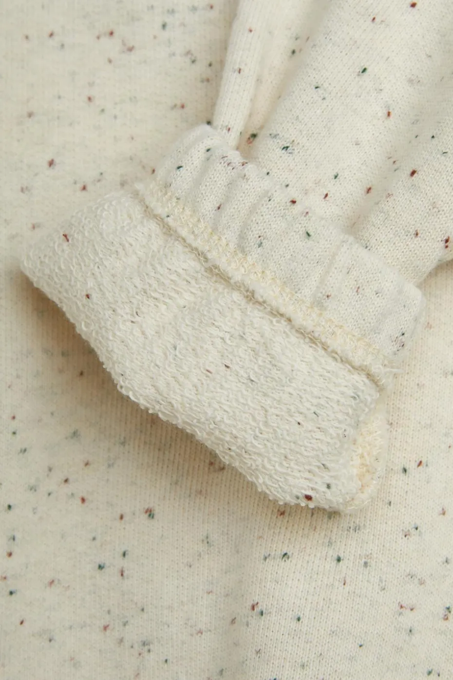 Mini Rodini cream Sweatshirt with embroidery