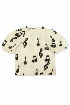 Mini Rodini cream Top with pattern