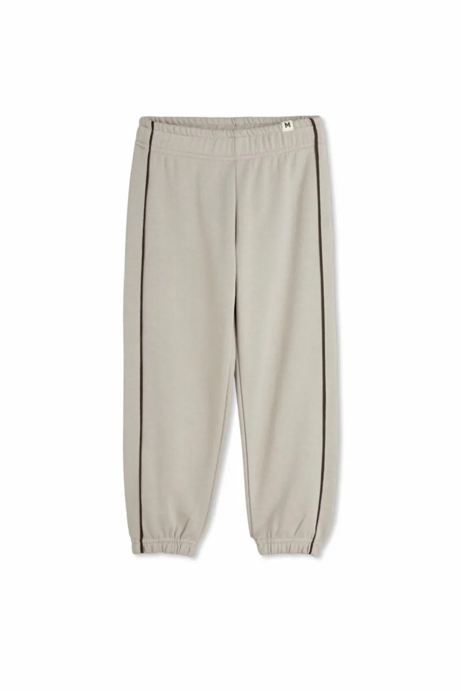 Mini Rodini GREY Sweatpants with logo patch