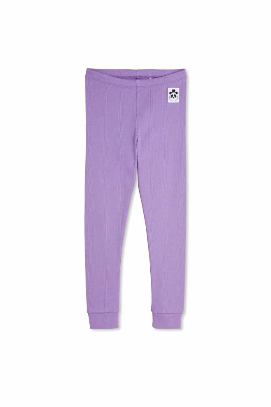 Mini Rodini PURPLE Leggings with logo patch