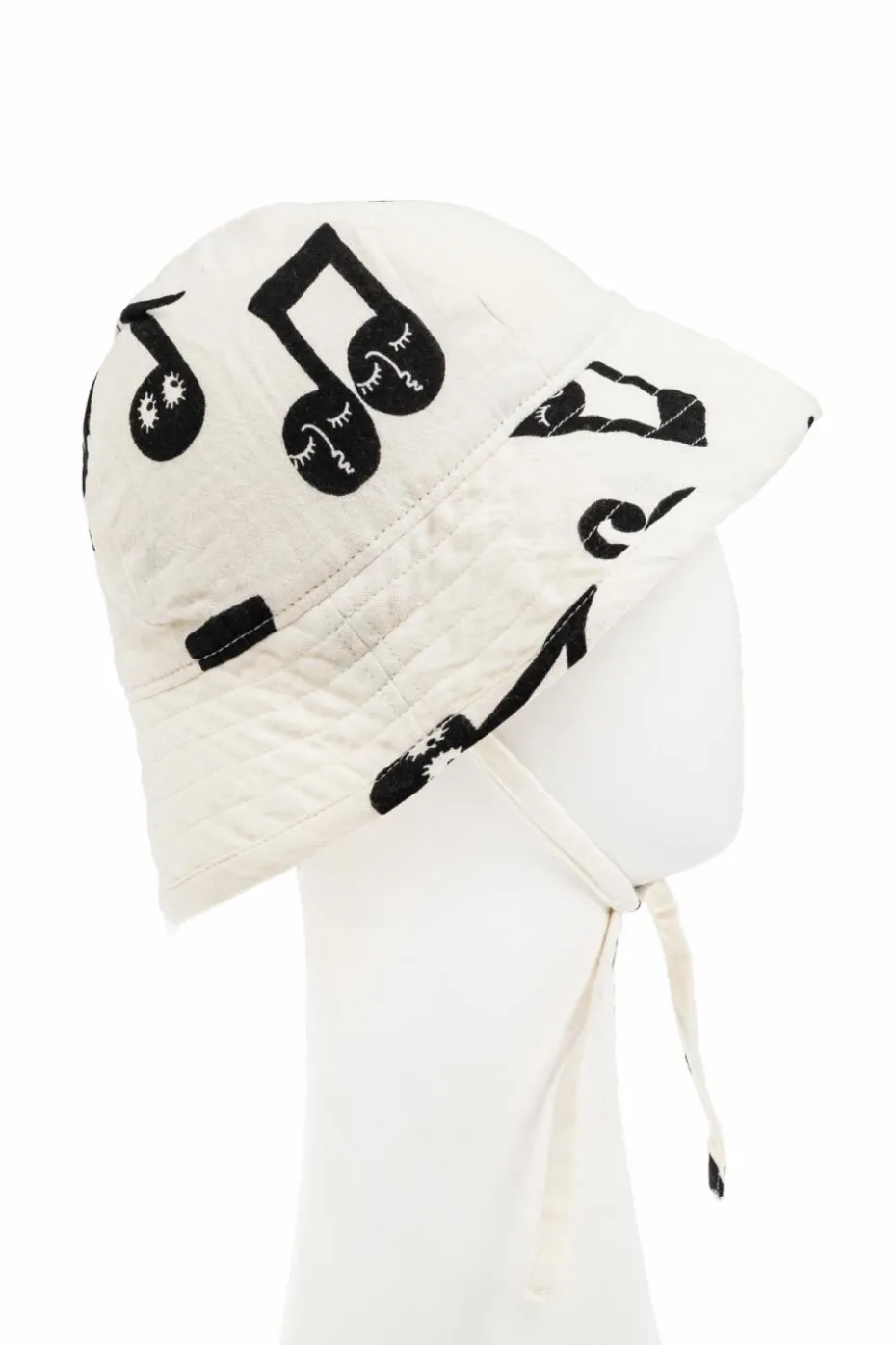 Mini Rodini WHITE Patterned hat