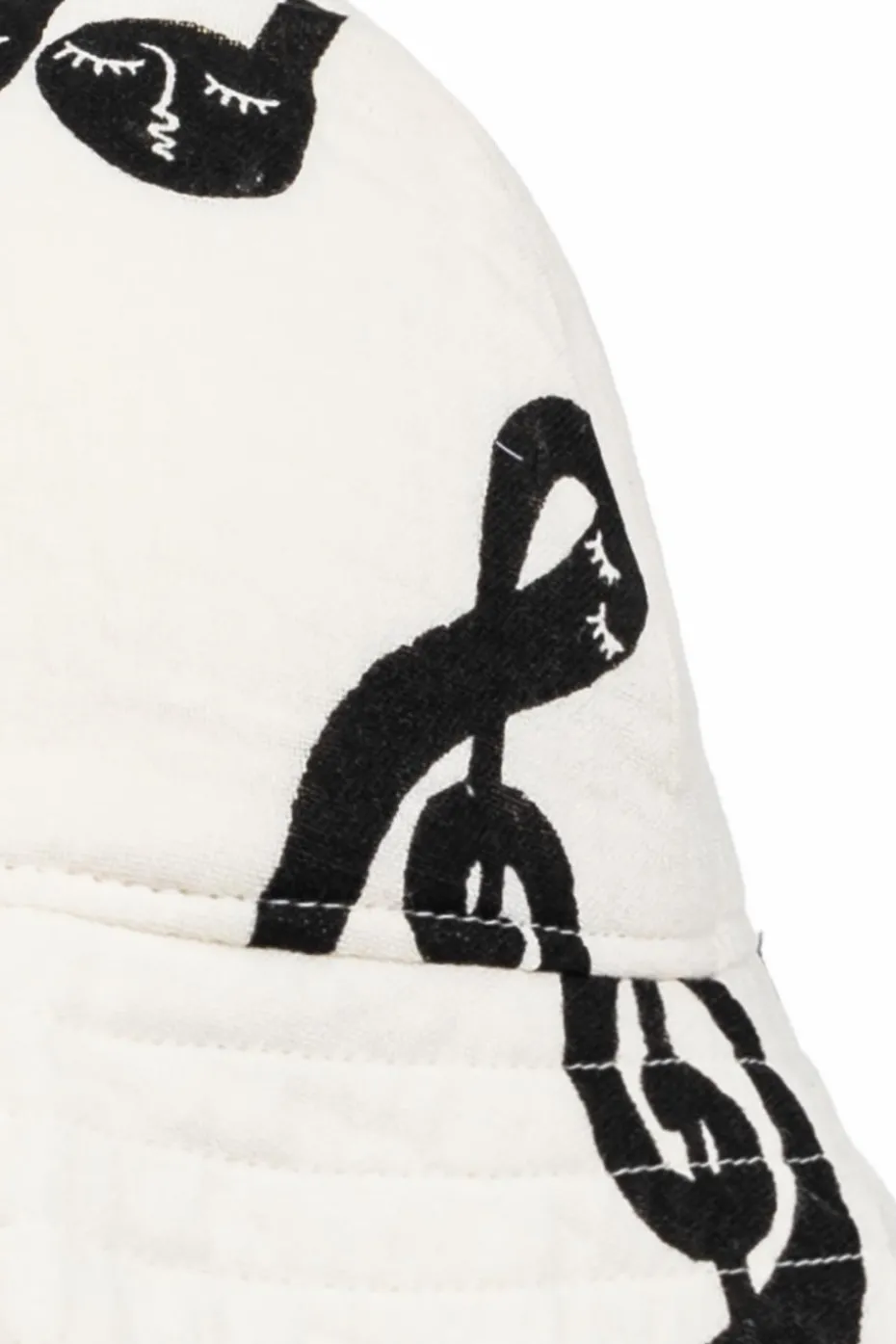 Mini Rodini WHITE Patterned hat
