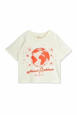 Mini Rodini WHITE T-shirt with logo
