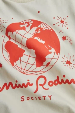 Mini Rodini WHITE T-shirt with logo