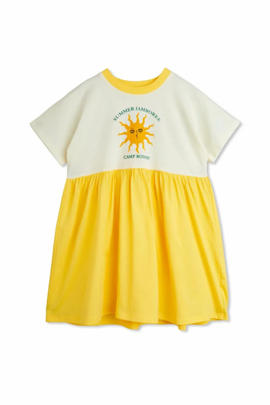 Mini Rodini YELLOW Dress with print