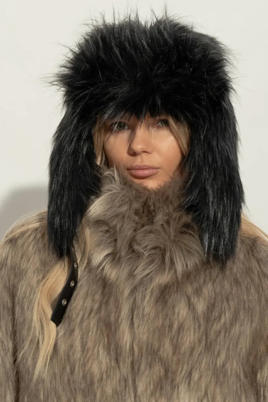 MISBHV BLACK Fur hat