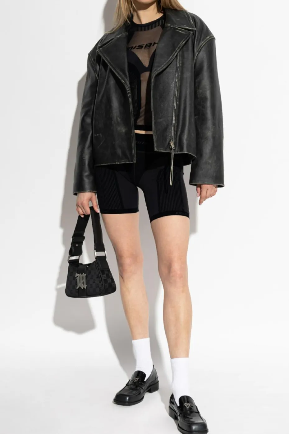 MISBHV BLACK Logo shorts