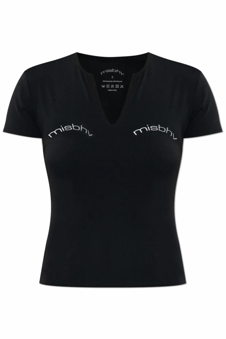MISBHV BLACK T-shirt with logo