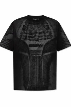MISBHV BLACK T-shirt with a pattern