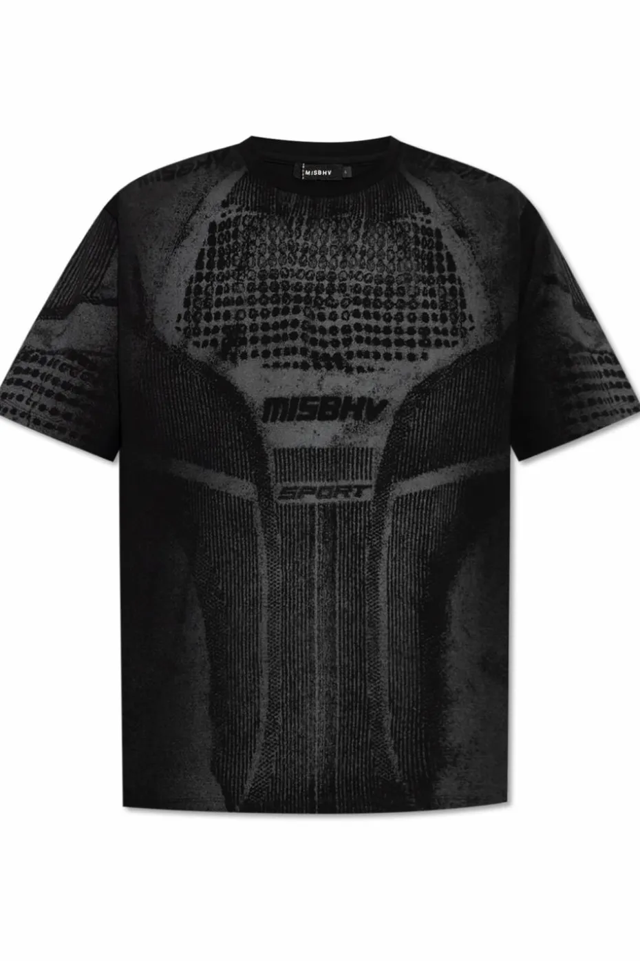 MISBHV BLACK T-shirt with a pattern