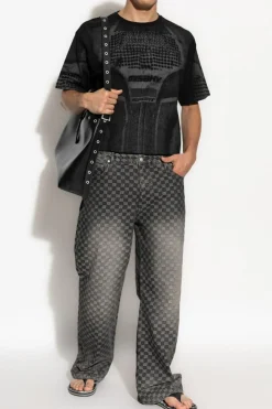 MISBHV BLACK T-shirt with a pattern