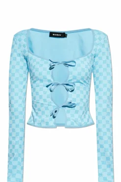 MISBHV BLUE Monogram top